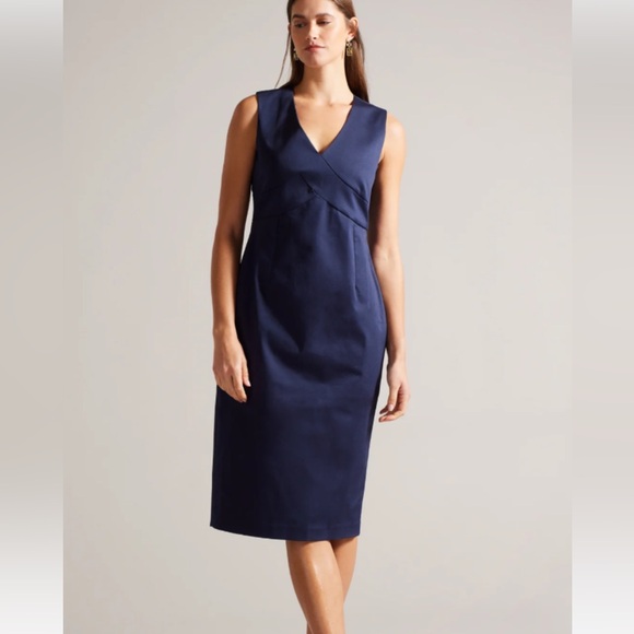 NWT Ted Baker Salian Midi Dress - Picture 3 of 12